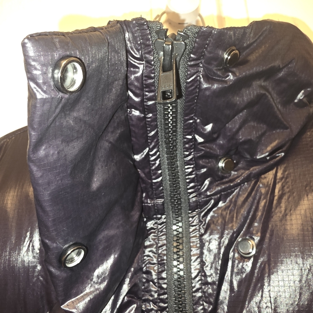 Oval Square Down Black Puffer Jacket - image 11